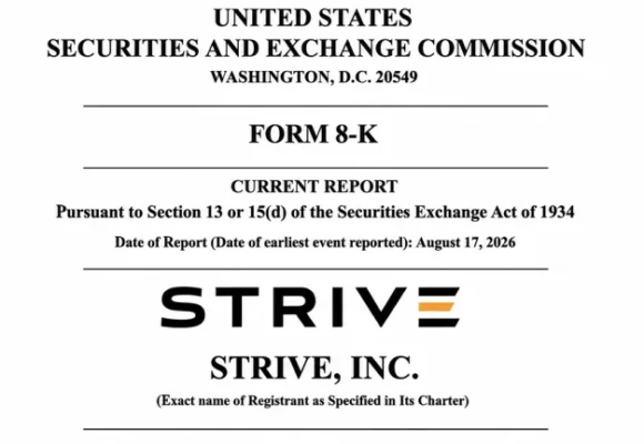 Strive Buys 79 Bitcoin, Expands Its $1.27B Corporate BTC War Chest