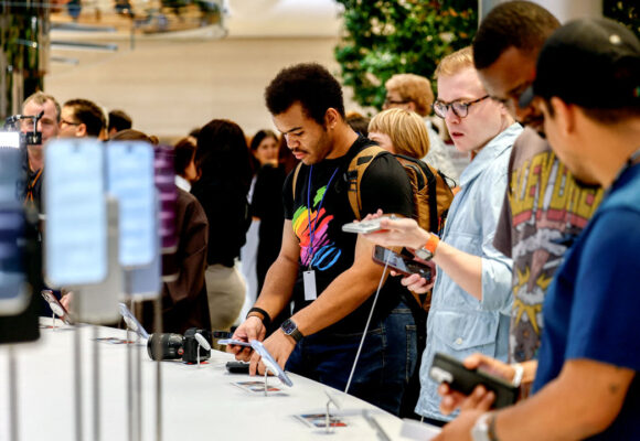 Apple’s iPhone 18 goes on sale as customers line up at stores worldwide