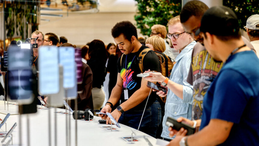 Apple’s iPhone 18 goes on sale as customers line up at stores worldwide