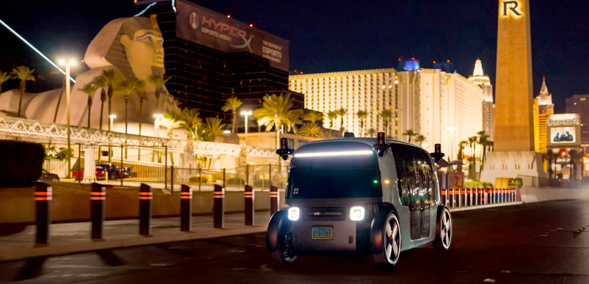 Zoox launches robotaxi service at Las Vegas airport